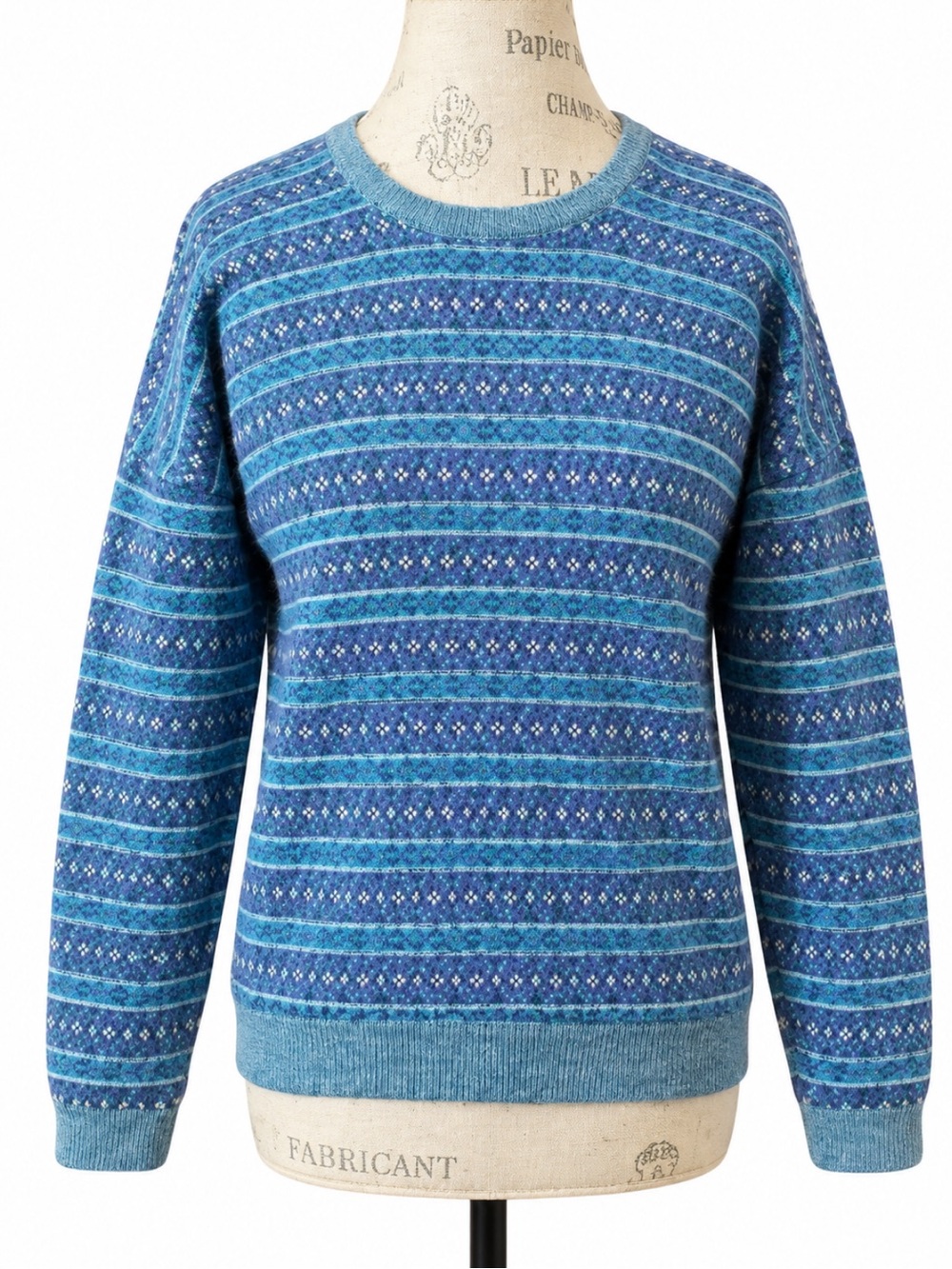 Cotton + Candy Women's Pullover Fair
Isle Sweater Medium Excellent Condition!